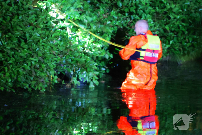 Hond gered na reddingsactie uit het water