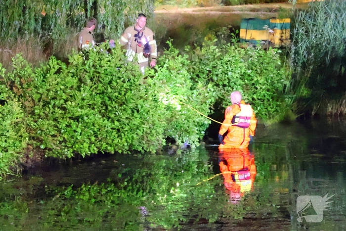 Hond gered na reddingsactie uit het water