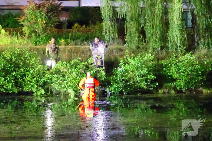 Hond gered na reddingsactie uit het water