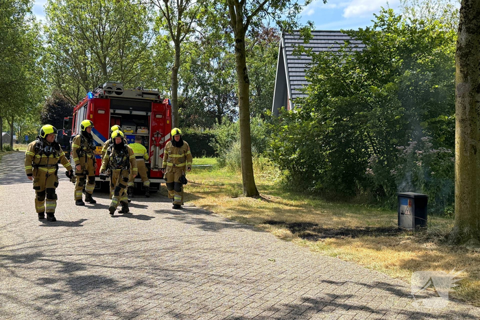 Stroomkast in brand zorgde voor korte stroomuitval