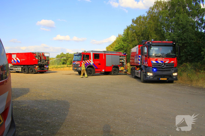 Grote brand in bosgebied vergt inzet van brandweer