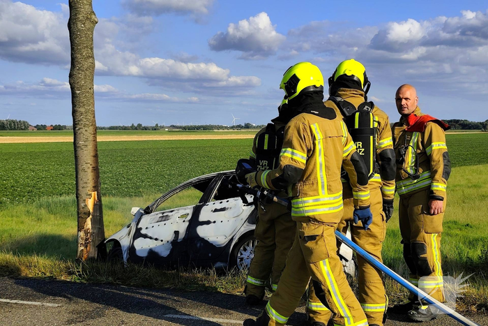 Dodelijk ongeval na aanrijding met boom
