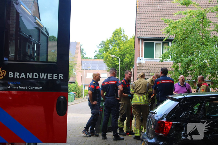Brandweer bevrijdt kat uit ondergrondse afvalcontainer