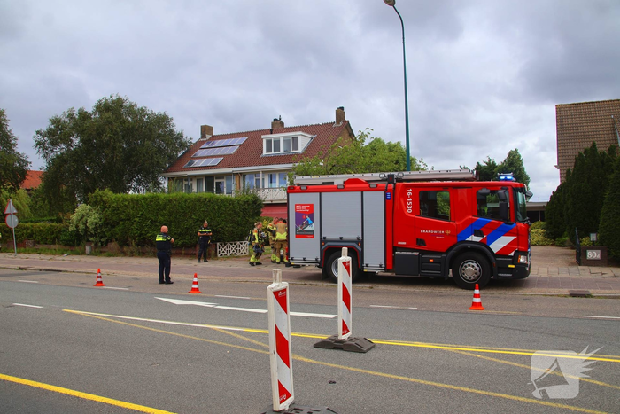 Kleine gaslekkage bij woning onder controle