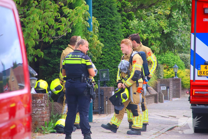 Kleine gaslekkage bij woning onder controle