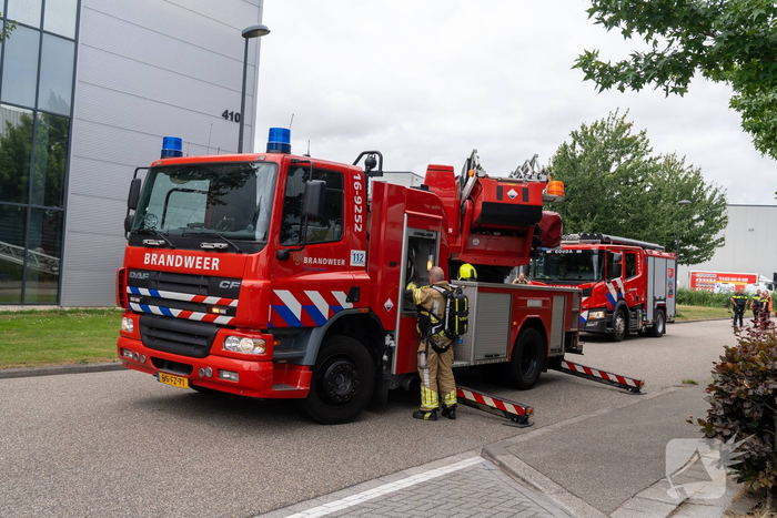 Brand in kantoorpand vergt snelle inzet brandweer