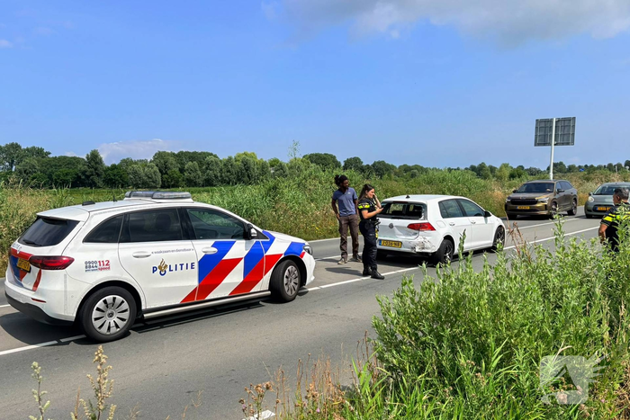 Aanrijding tussen twee voertuigen