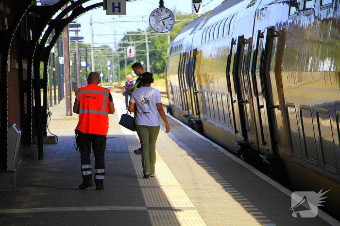 Vertraging treinverkeer door overlastgevende man