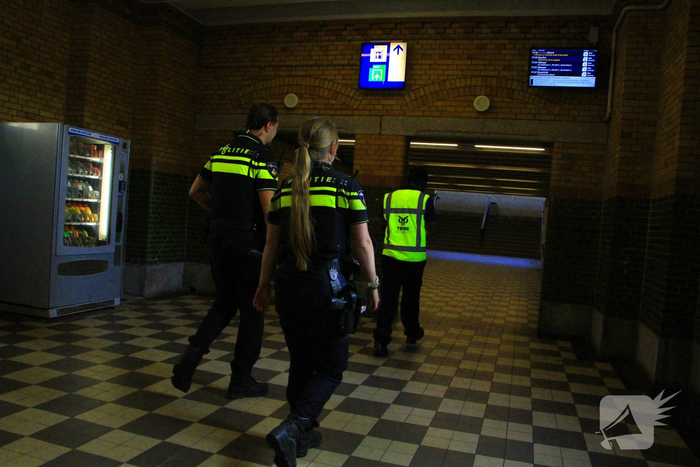 Vertraging treinverkeer door overlastgevende man