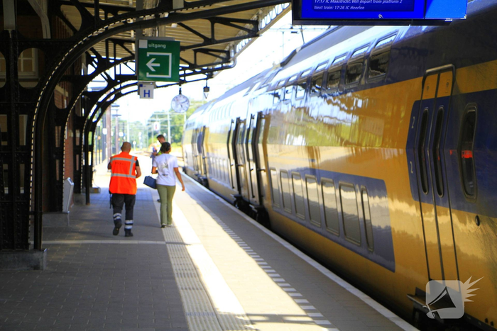 Vertraging treinverkeer door overlastgevende man