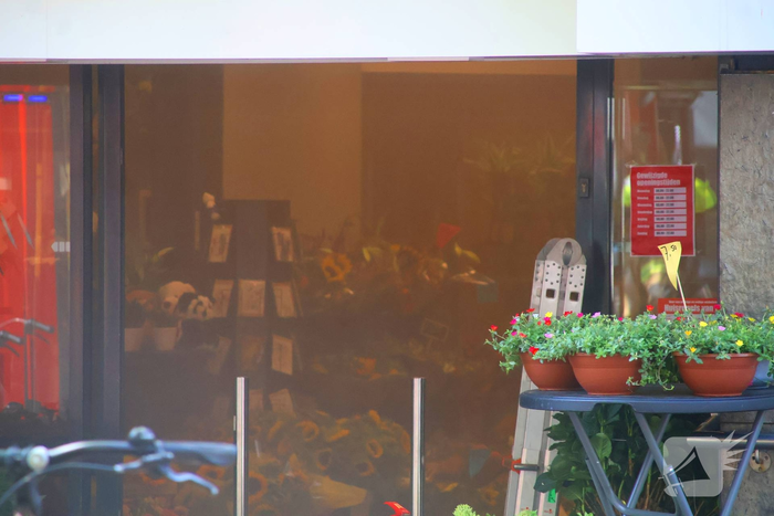 Supermarkt ontruimd door brand