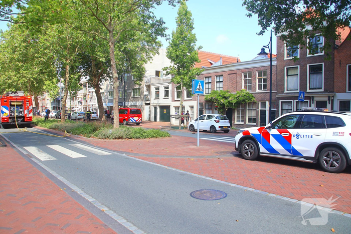 Supermarkt ontruimd door brand