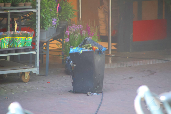Supermarkt ontruimd door brand