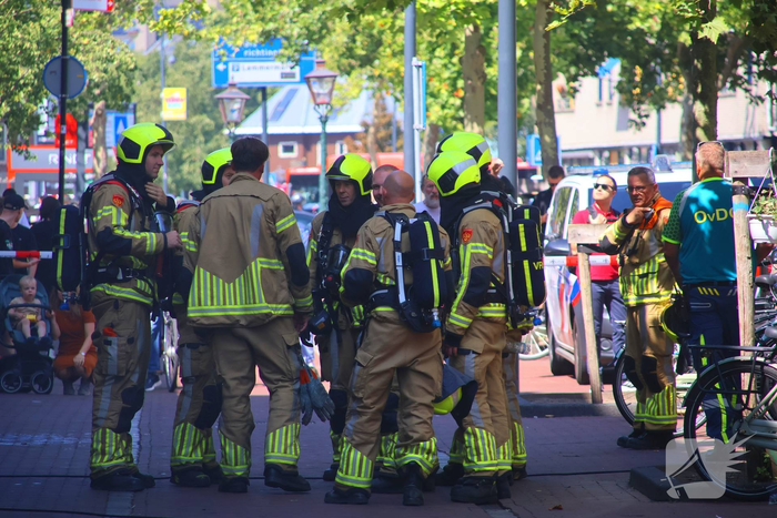 Supermarkt ontruimd door brand