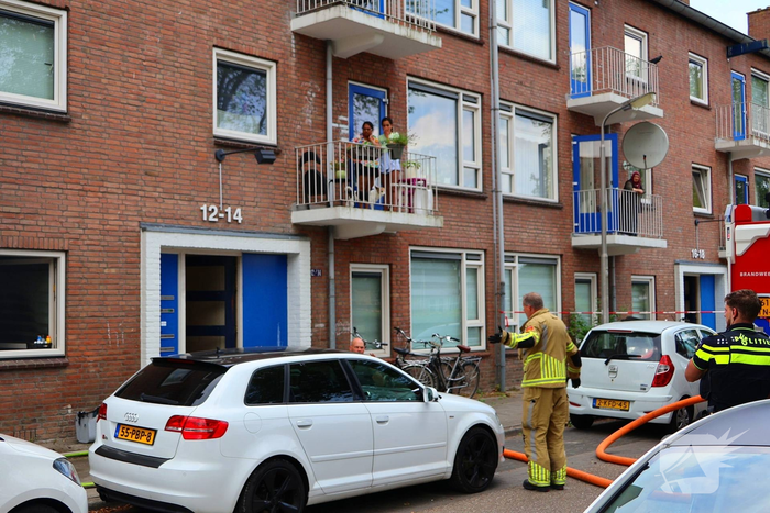 Brand in woning snel onder controle