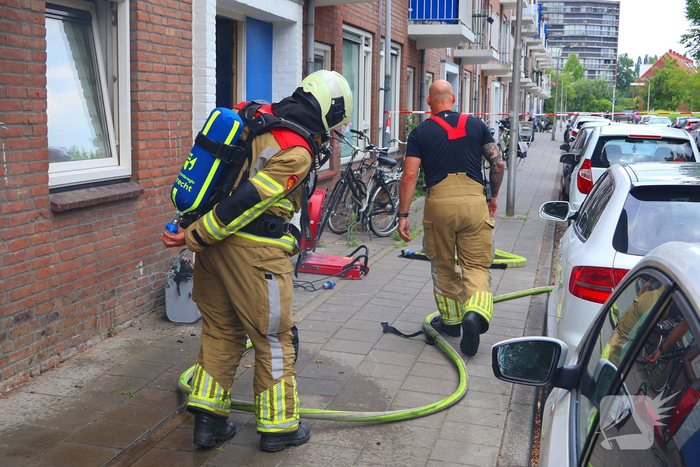 Brand in woning snel onder controle