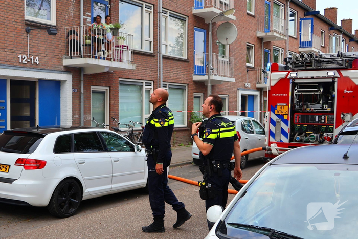 Brand in woning snel onder controle