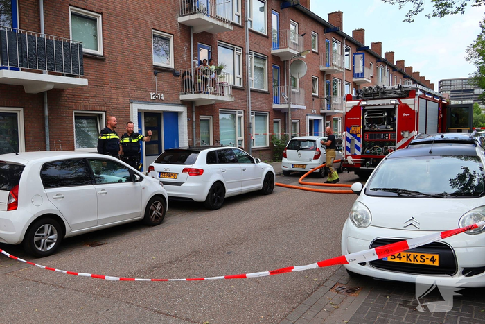 Brand in woning snel onder controle