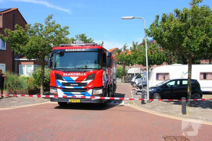 Gaslekkage in voortuin ontdekt