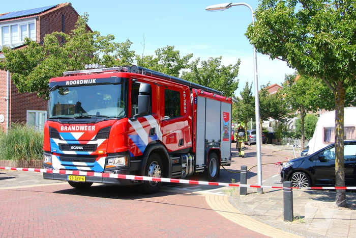 Gaslekkage in voortuin ontdekt