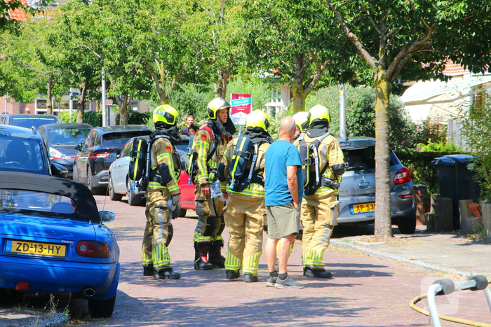 Gaslekkage in voortuin ontdekt