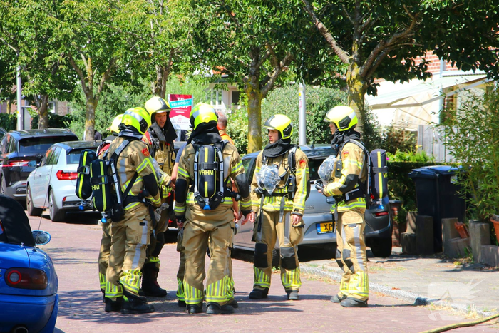 Gaslekkage in voortuin ontdekt