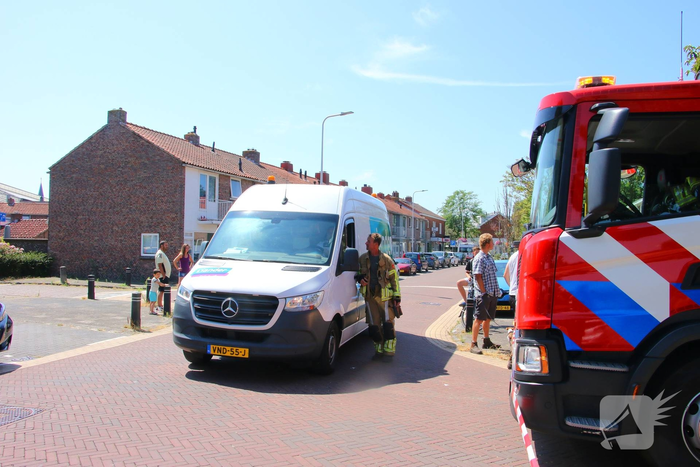 Gaslekkage in voortuin ontdekt