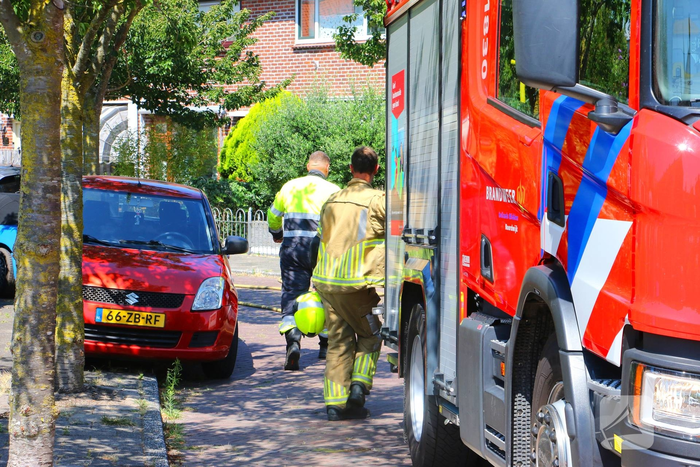 Gaslekkage in voortuin ontdekt