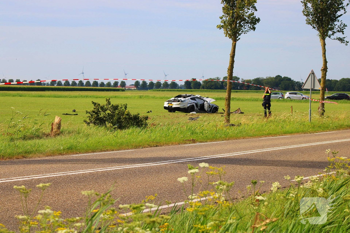 Zwaar ongeval met auto in Tollebeek