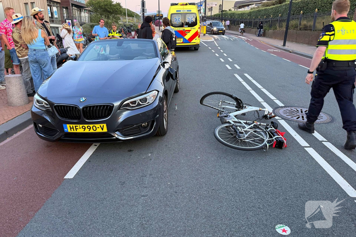 Fietser gewond bij botsing met automobilist