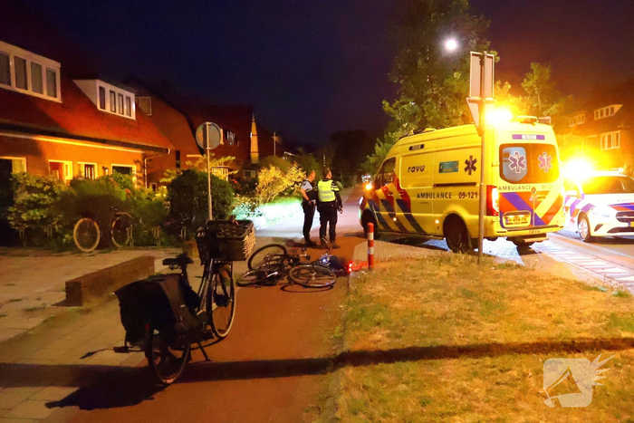 Alcohol in het spel bij fietsongeval