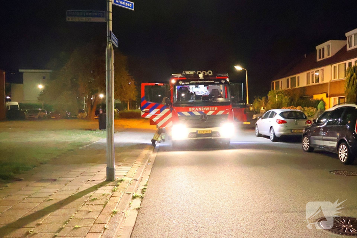 Brand in afvalcontainer geblust