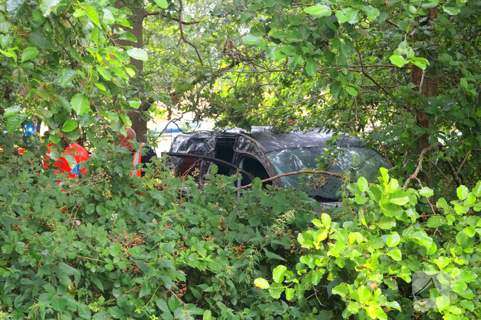 Ongeval met voertuig op snelweg