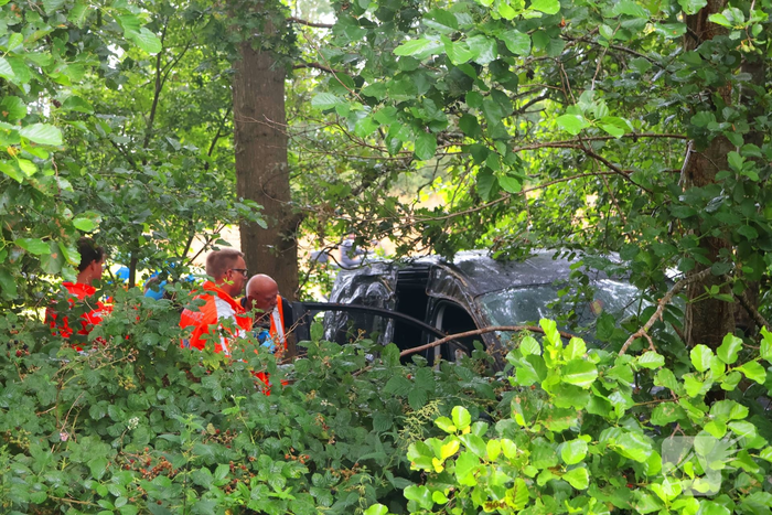 Ongeval met voertuig op snelweg
