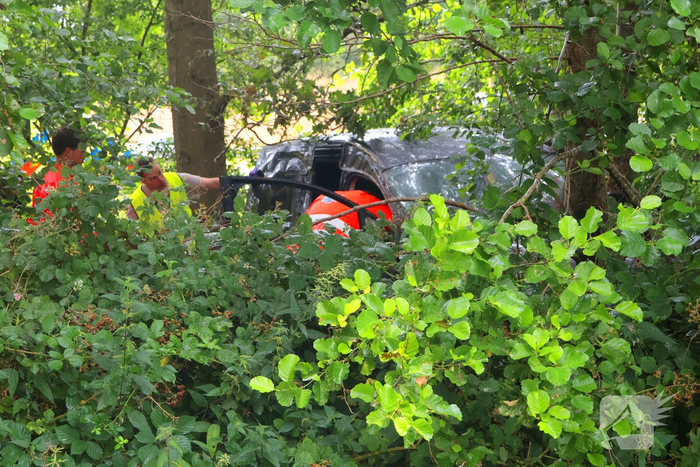 Ongeval met voertuig op snelweg