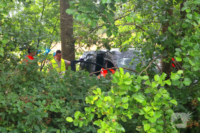 Ongeval met voertuig op snelweg
