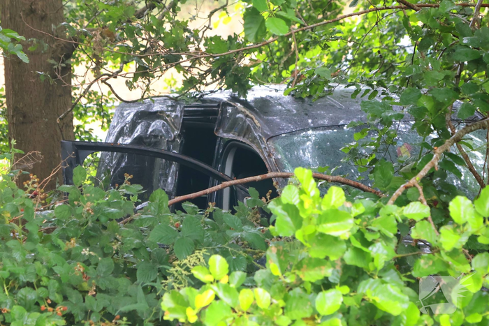 Ongeval met voertuig op snelweg