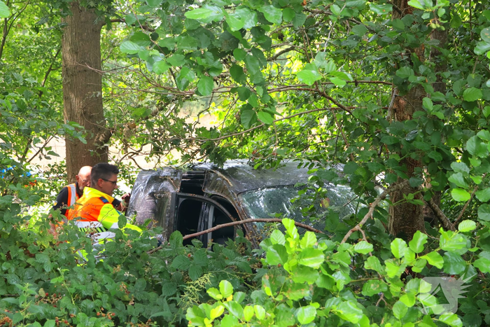 Ongeval met voertuig op snelweg