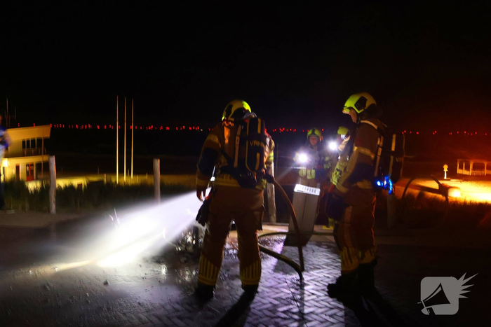 Brandweer ingezet voor scooterbrand