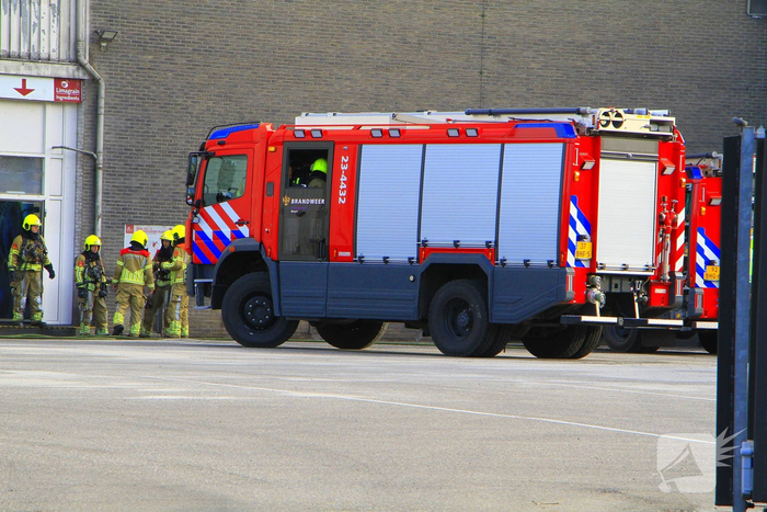 Brand in industrieel gebouw leidt tot ontruiming