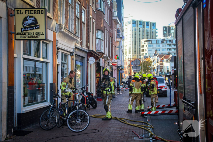 Kortsluiting veroorzaakt brand in restaurant