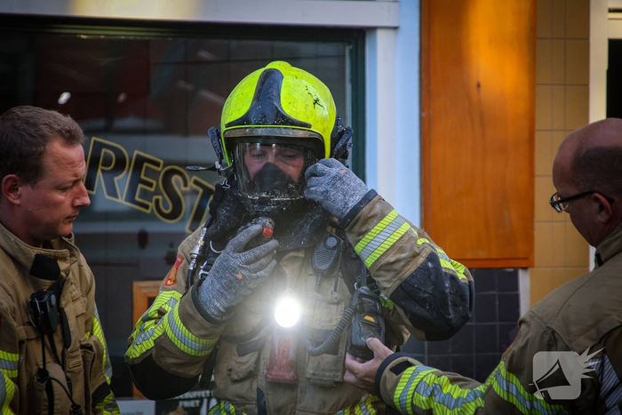 Kortsluiting veroorzaakt brand in restaurant