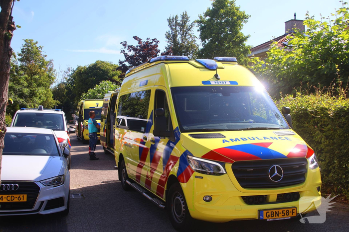 Roeiboten aangevaren door binnenvaarschip