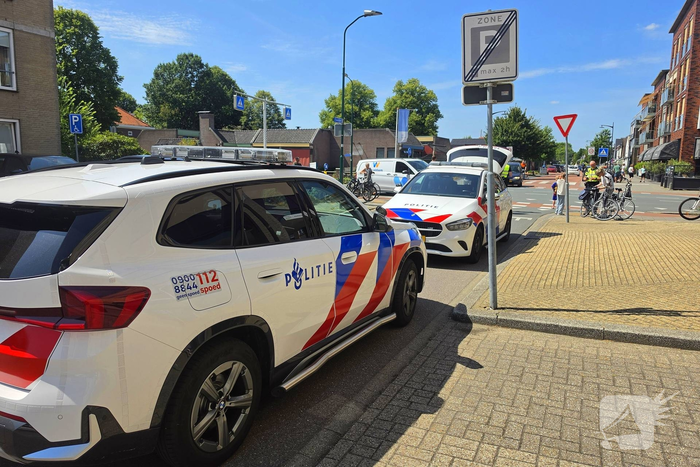 Fietser aangereden door bedrijfsbus