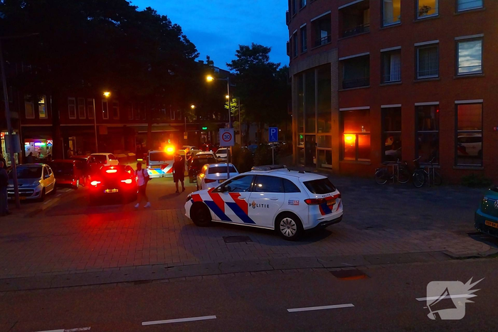 Ongeval tussen auto en scooter