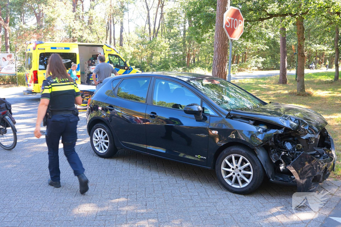 Ongeval tussen automobilist en motorrijder leidt tot gewonde
