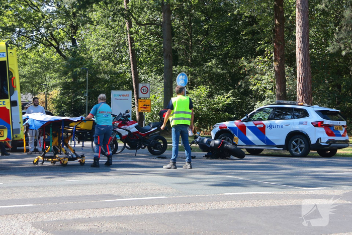 Ongeval tussen automobilist en motorrijder leidt tot gewonde