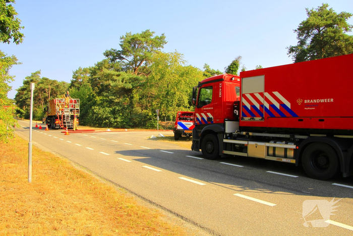 Bosbrand vernietigt aanzienlijk gebied
