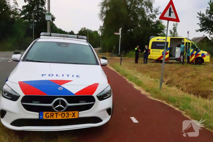 Fietser gewond bij aanrijding met auto