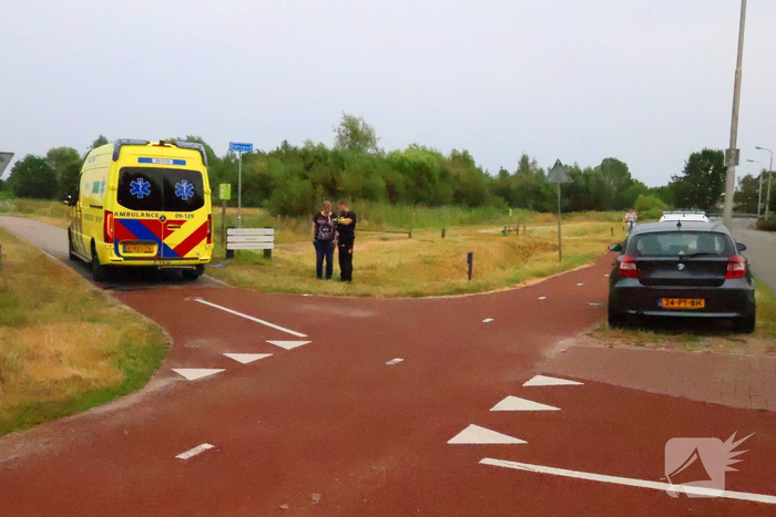 Fietser gewond bij aanrijding met auto